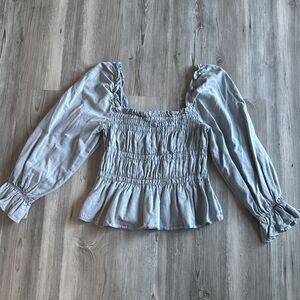 Cotton Who What Wear Boho Peasant Top Size XS
